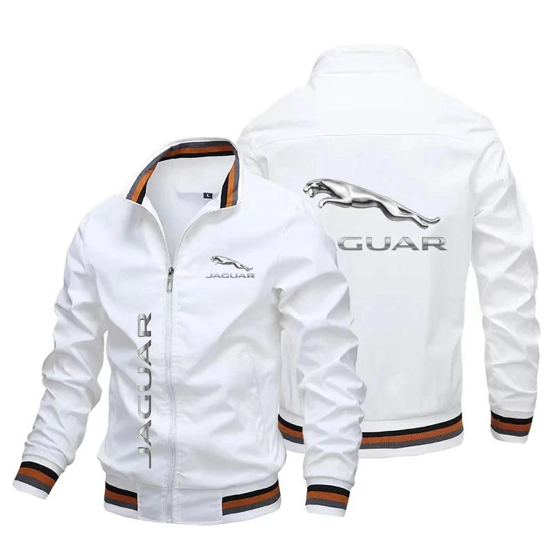 2024 Spring and Autumn Jaguar logo mens jacket, casual Harajuku ultra-thin size, outdoor sports motorcycle jacket, m